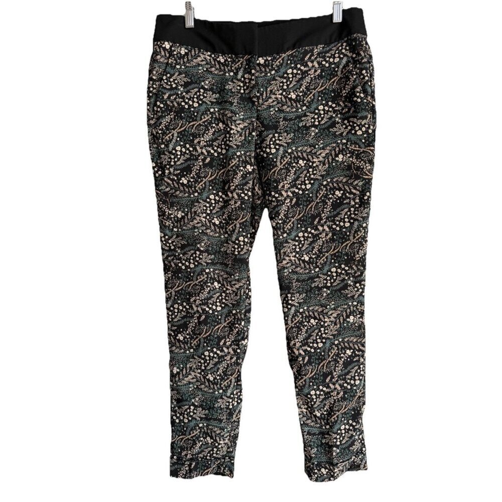 Ann Taylor LOFT Marisa Wild Prairie Floral Pants Womens Size‎ 4 Pockets Casual